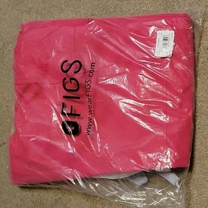 Figs Yola Remix Medium Petite Shocking Pink NWT